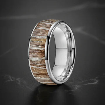 Wood Tungsten Rings